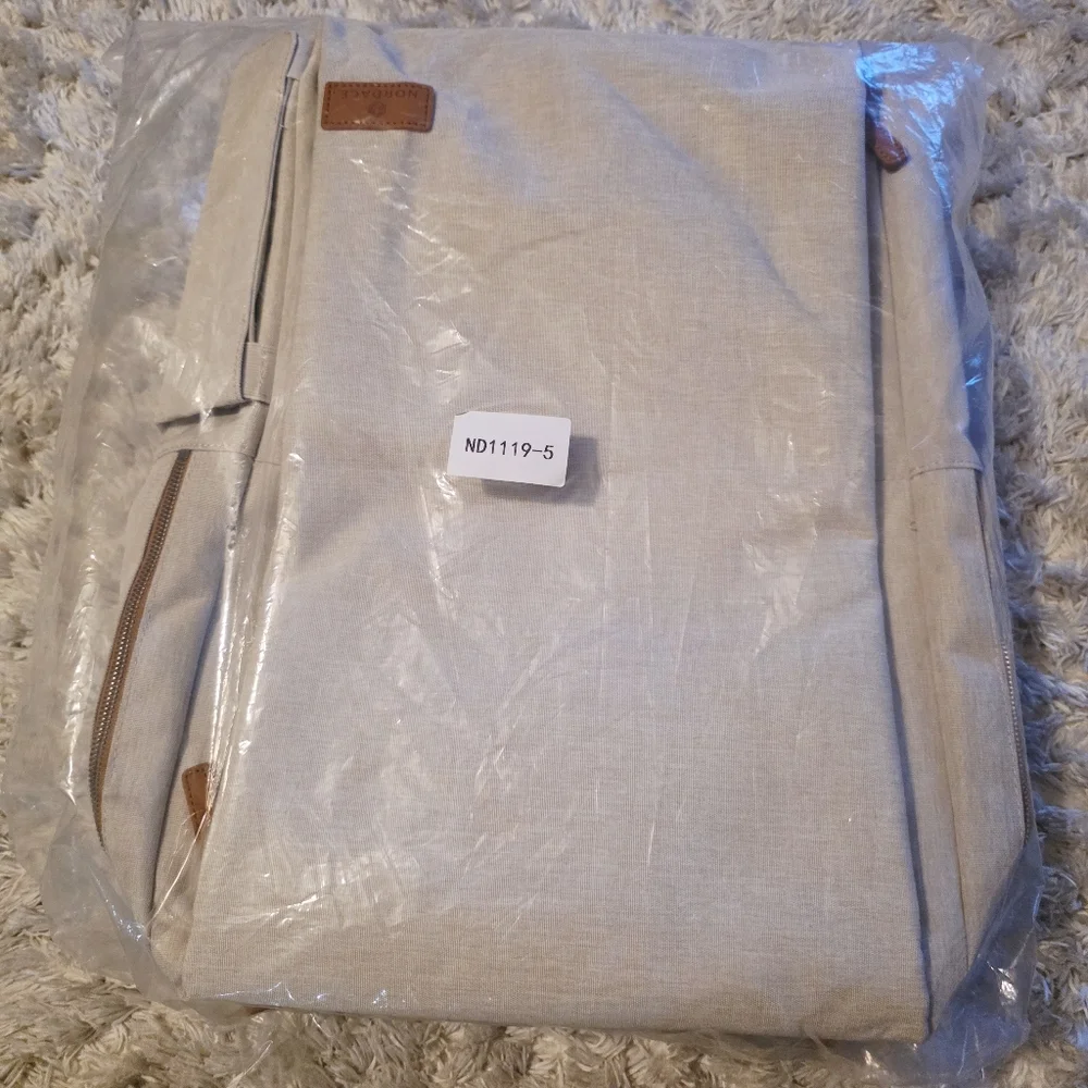 NEW Nordace Siena Pro 17 Backpack- Beige - Picture 8 of 8